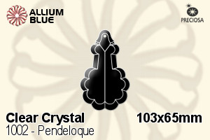 プレシオサ Pendeloque (1002) 103x65mm - クリスタル