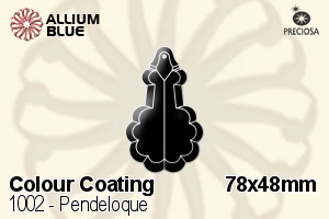 プレシオサ Pendeloque (1002) 78x48mm - Colour Coating