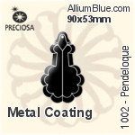 プレシオサ Pendeloque (1002) 64x40mm - Metal Coating