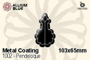 プレシオサ Pendeloque (1002) 103x65mm - Metal Coating
