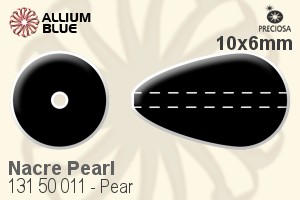PRECIOSA Pearsh.Pearl 1H 10x6 Cranb.