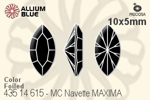 PRECIOSA Navette MAXIMA 10x5 jonquil DF