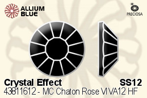 PRECIOSA Rose VIVA12 ss12 crystal HF VM