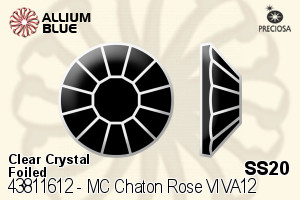 PRECIOSA Rose VIVA12 ss20 crystal S