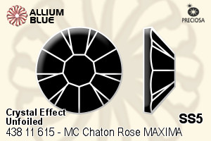 PRECIOSA Rose MAXIMA ss5 crystal VM