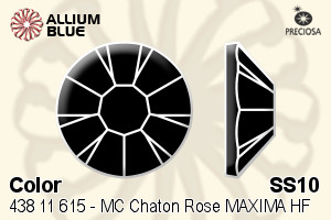 PRECIOSA Rose MAXIMA ss10 g.quartz HF