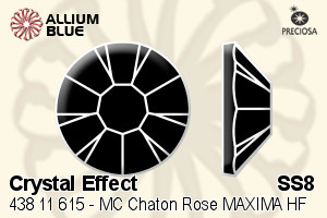 PRECIOSA Rose MAXIMA ss8 crystal HF Aur