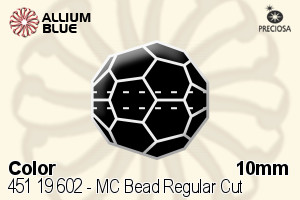 プレシオサ MC マシーンカットビーズ Regular Cut (451 19 602) 10mm - カラー