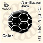 Preciosa プレシオサ MC マシーンカットビーズ Rondell (451 69 302) 3.6x4mm - カラー (Surface Effect)