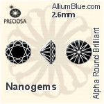プレシオサ Alpha ラウンド Brilliant (RBC) 2.5mm - Genuine Spinel