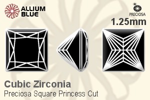 プレシオサ Square Princess (SPC) 1.25mm - キュービックジルコニア