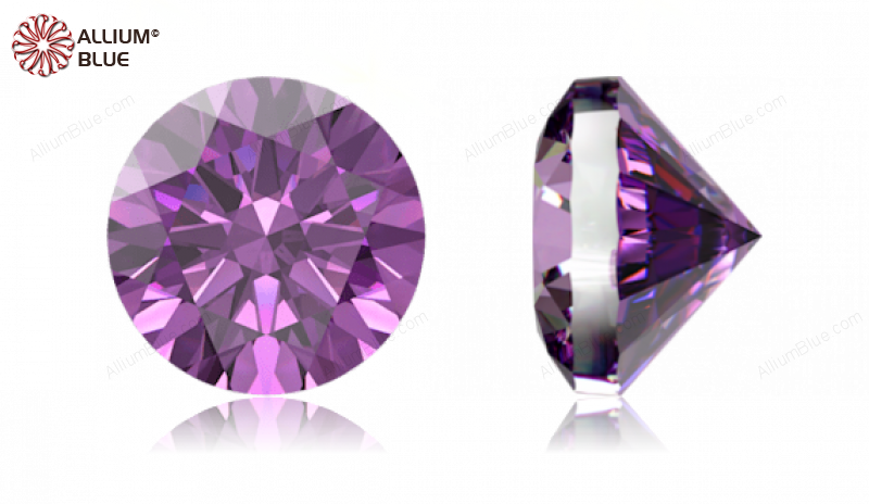 SWAROVSKI GEMS Cubic Zirconia Round Pure Brilliance Fancy Purple 1.50MM normal +/- FQ 1.000
