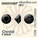 スワロフスキー XILION チャトン (1028) PP18 - クリスタル プラチナフォイル