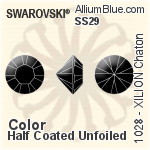スワロフスキー XILION チャトン (1028) SS39 - カラー（コーティングなし） プラチナフォイル
