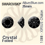 スワロフスキー Heart カット ペンダント (6432) 14.5mm - クリスタル エフェクト