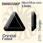 スワロフスキー XILION Rose Enhanced ラインストーン (2058) SS6 - クリスタル 裏面プラチナフォイル