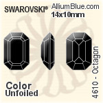 スワロフスキー ラウンド Cupchain (27004) PP18, Unメッキ, 00C - カラー