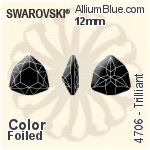 スワロフスキー Trilliantファンシーストーン石座 (4706/S) 12mm - メッキなし