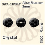 スワロフスキー ラウンド ビーズ (5000) 3mm - クリスタル