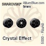 スワロフスキー Round ビーズ (5000) 5mm - カラー（ハーフ　コーティング）