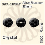 スワロフスキー ラウンド ビーズ (5000) 12mm - クリスタル