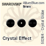 スワロフスキー クリスタル Globe ビーズ (5028/4) 8mm - カラー