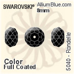 スワロフスキー Rondelle ビーズ (5040) 6mm - カラー