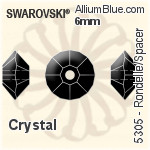 スワロフスキー Rondelle/Spacer ビーズ (5305) 5mm - クリスタル エフェクト