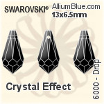 スワロフスキー Polygon Drop ペンダント (6015) 21mm - クリスタル エフェクト