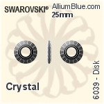 スワロフスキー Disk ペンダント (6039) 38mm - クリスタル エフェクト