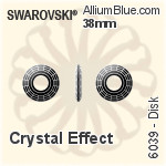 スワロフスキー Cosmic Delta フラットバック ラインストーン (2720) 7.5mm - クリスタル （オーディナリー　エフェクト） プラチナフォイル