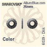 スワロフスキー Disk ペンダント (6039) 25mm - クリスタル エフェクト