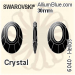 スワロフスキー Equal Cross ペンダント (6866) 20mm - カラー（コーティングなし）
