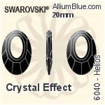 スワロフスキー Space Cut ソーオンストーン (3251) 30x15mm - クリスタル エフェクト 裏面にホイル無し