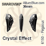 スワロフスキー Drop ペンダント (6000) 13x6.5mm - クリスタル