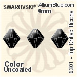 スワロフスキー XILION Bi-Cone ペンダント (6328) 6mm - カラー