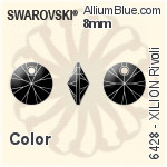 スワロフスキー XILION Mini Pear ペンダント (6128) 12mm - クリスタル エフェクト