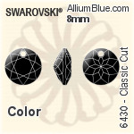 スワロフスキー Classic カット ペンダント (6430) 8mm - カラー