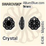 スワロフスキー Majestic ペンダント (6436) 11.5mm - クリスタル