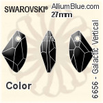 スワロフスキー Pear-shaped ペンダント (6106) 22mm - カラー