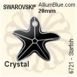 スワロフスキー Equal Cross ペンダント (6866) 20mm - クリスタル