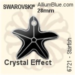 スワロフスキー XILION Heart ペンダント (6228) 28mm - クリスタル エフェクト PROLAY