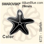 スワロフスキー Starfish ペンダント (6721) 16mm - クリスタル エフェクト PROLAY