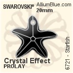 スワロフスキー Starfish ペンダント (6721) 40mm - クリスタル