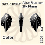 スワロフスキー STRASS Leaf (8805) 45x28mm - カラー