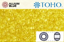 TOHO ラウンド Seed ビーズ (RR6-12) 6/0 ラウンド Large - Transparent Lemon
