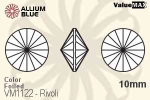 VALUEMAX CRYSTAL Rivoli 10mm Sapphire F