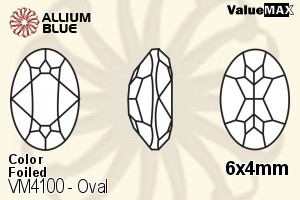 VALUEMAX CRYSTAL Oval Fancy Stone 6x4mm Amethyst F