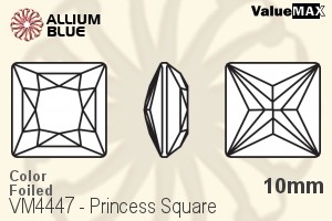 VALUEMAX CRYSTAL Princess Square Fancy Stone 10mm Amethyst F