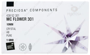 PRECIOSA Loch Flower 1H 10 crystal AB factory pack